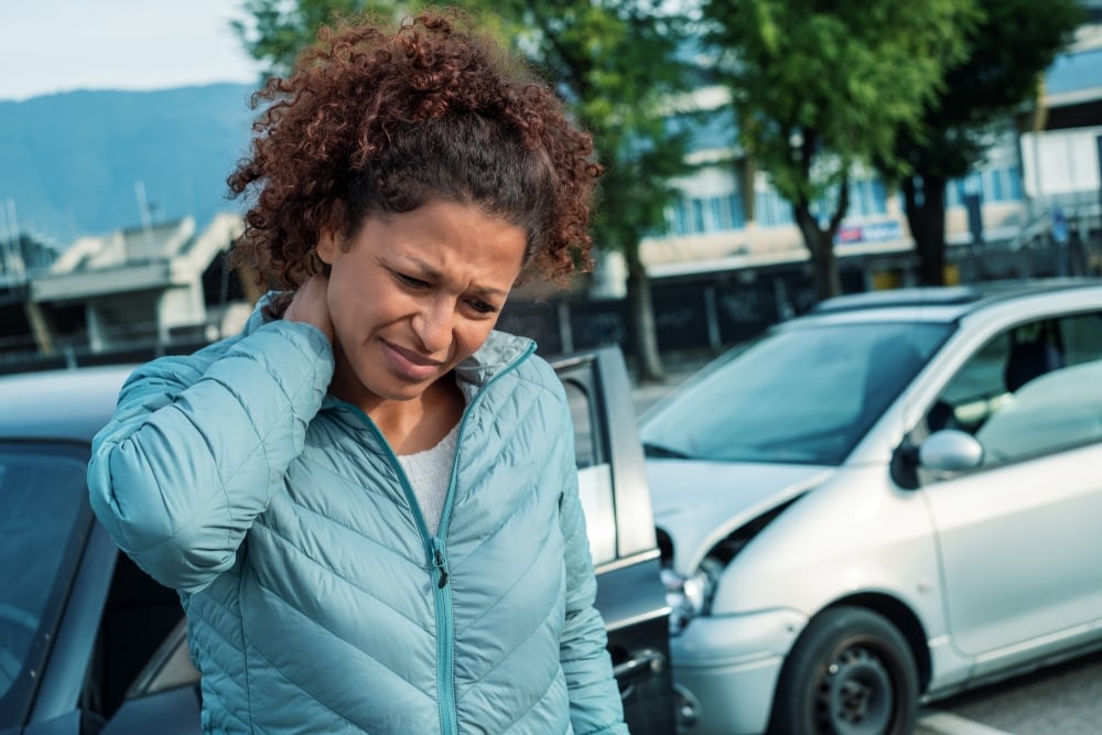 Latigazo cervical tras un accidente de tráfico